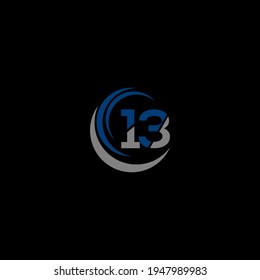 13 Unique abstract geometric vector logo design