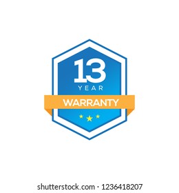 13 YEARS WARRANTY