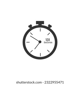 131 seconds timer Clocks, Timer 131 sec icon.