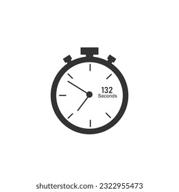 132 seconds timer Clocks, Timer 132 sec icon.