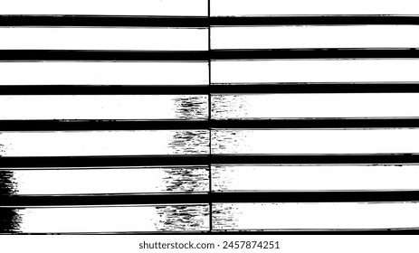 1-38.Steel tread plate pattern. Smooth aluminum partition. - Illustration. 