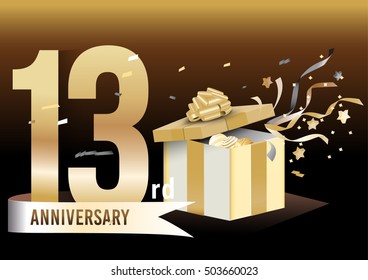 13rd Anniversary background