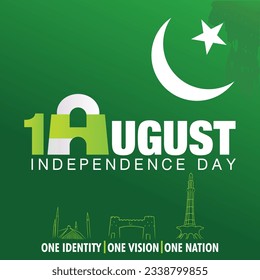 14 august 2023, 14, green flag, politics, stylish, people, travel, badge, happy, constitution, republic, revolution, patriotism, nationality, religion, government