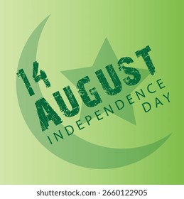 14 August Independence Day 2025 vector art and EPS file.	