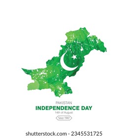 14 august independence day vector