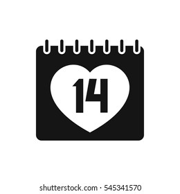 14 date icon illustration isolated vector sign symbol