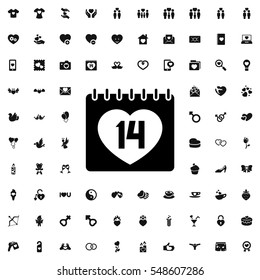 14 date icon illustration isolated vector sign symbol