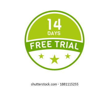 14 Days Free Trial. 14 Day Free Trial Badges