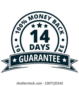 14 Days Money Back Guarantee illustration
