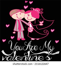14 FEB Valentine's Day Vector