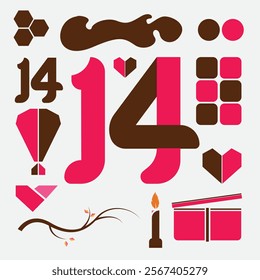 14 februari, valentine days content