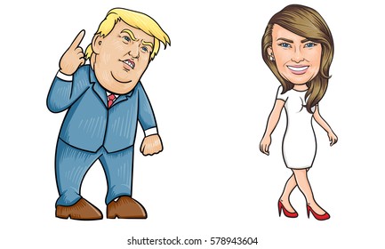 45 Melania trump Stock Vectors, Images & Vector Art | Shutterstock