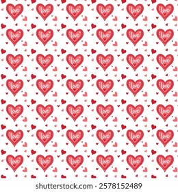 14 February Love Pattern Valentine's Day