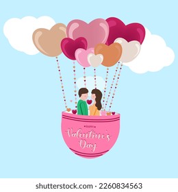 14 February Valentine's day vectorial background