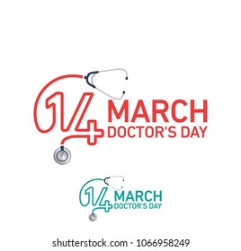 14 March Doctor's Day Vector Design