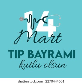 14 mart tıp bayramı kutlu olsun tradujo: 14 de marzo Feliz día de la medicina 