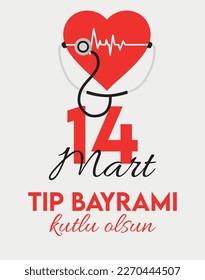 14 mart tıp bayramı kutlu olsun translate: 14th March Happy medical day 