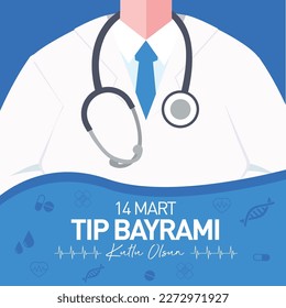 14 Mart Tıp Bayramı Kutlu Olsun
Translation: Happy March 14 medical day.