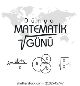 14 Mart Dünya Matematik Günü
math symbols
translation: world math day