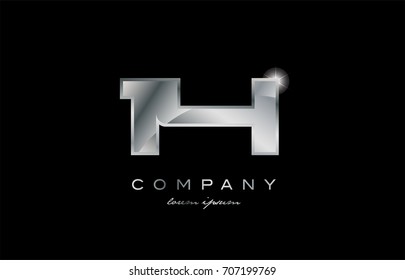 14 metal silver logo number on a black blackground
