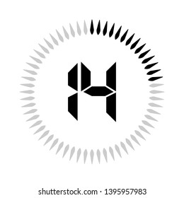 The 14 minutes or seconds, stopwatch vector icon, digital timer. clock and watch, timer.