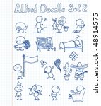 14 new, cool and funny doodles featuring Alfred Doodle in different situations.