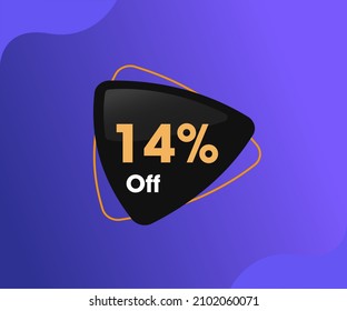 14 Percent Off - Triangle.