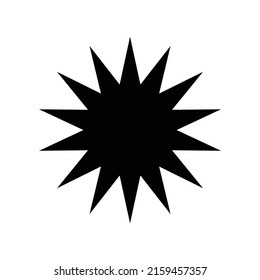 14 For ten star. illustration star icon. on white background
