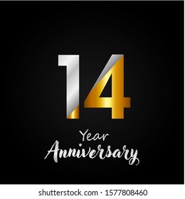 14 year anniversary design template