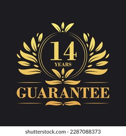 14 Years Guarantee Logo vector,  14 Years Guarantee sign symbol