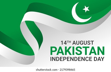 14th August Happy Pakistan Independence Day Stock Vector (Royalty Free ...