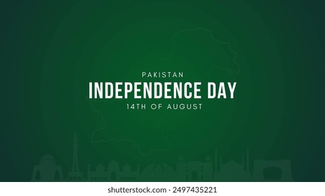 14th August of Independence Day of Pakistan, vector illustrator