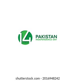 14th August, Pakistan independence day, Vector