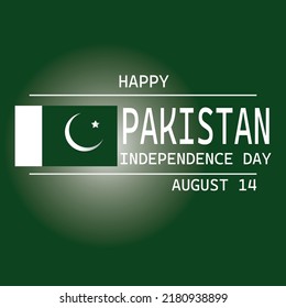 14th August, Pakistan independence day. 14th of august happy independence day Pakistan. vector illustration design of man running with flag. gray background