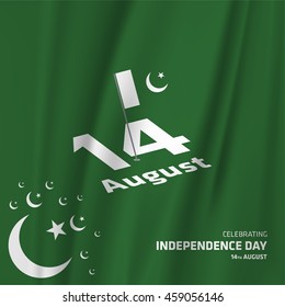 14th August Pakistan Independence Day Abstract background