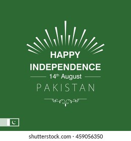 14th August Pakistan Independence Day vector background