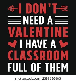 14th February happy Valentines day typography tshirt design
