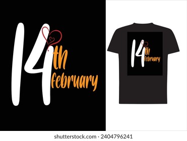 14th February special tee shirt