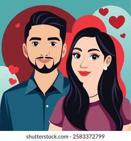 14th February Valentine Day Vector