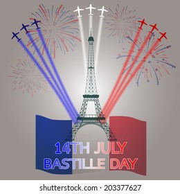 14th July Bastille Day of france