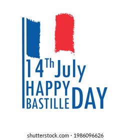 14th july bastille day french flag