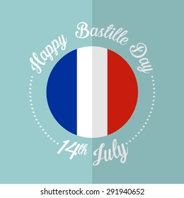 14th July,Happy Bastille Day background