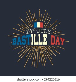 14th July,Happy Bastille Day background