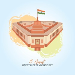 15 August Happy Independence Day Artwork 