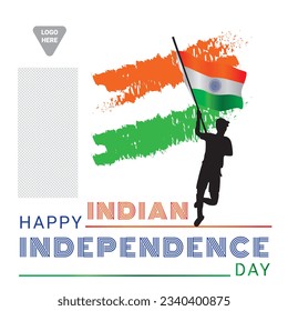 15 AUGUST INDEPENDENCE DAY - 2023 SPACIAL DESIGN WITH INDIAN FLAG AND BEST WISHES QUOTES 