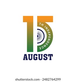 15 August Independence Day creative design 