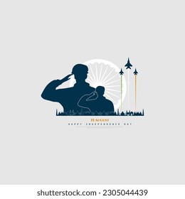 15 August, Independence Day India, Vector illustration