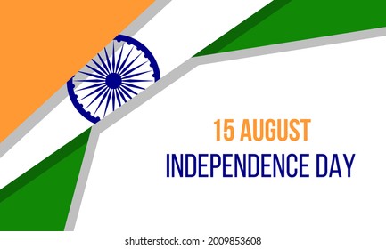 15 August Indian Independence Day, Patriotic Poster Or Banner