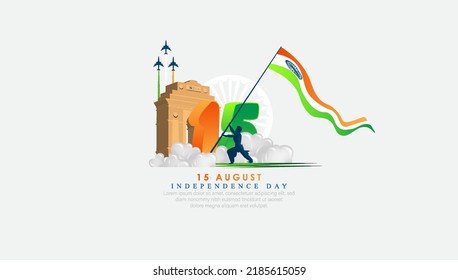 15 AUGUST- vector illustration of 15 august. Independence Day