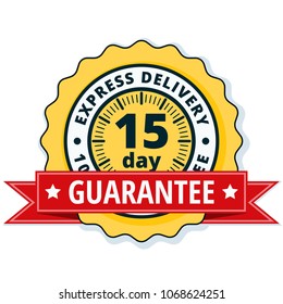 15 Day Express Delivery illustration